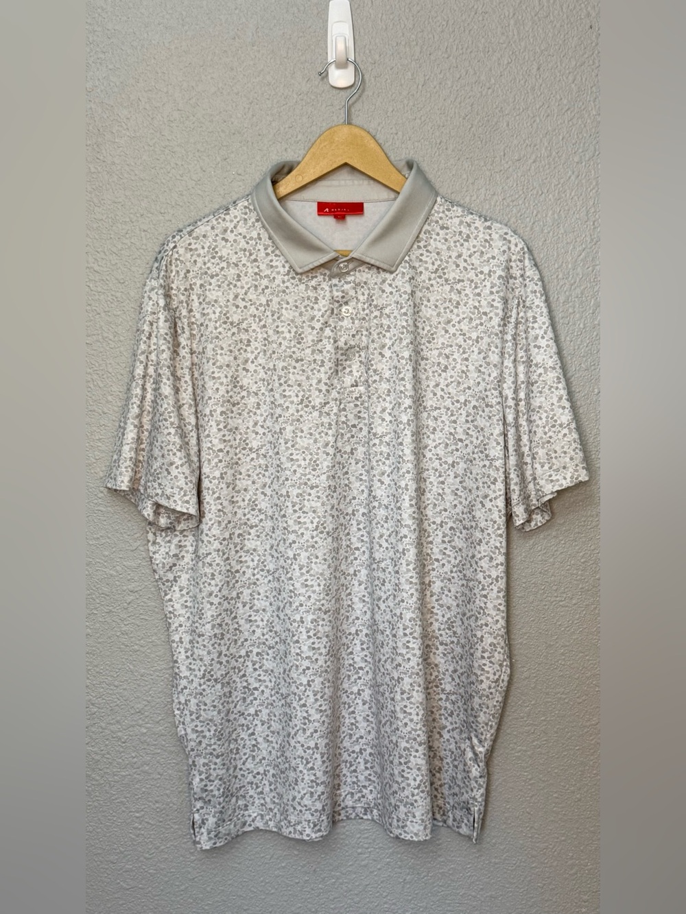 Redvanly | Walton Performance Golf Polo Splatter  | Size XL